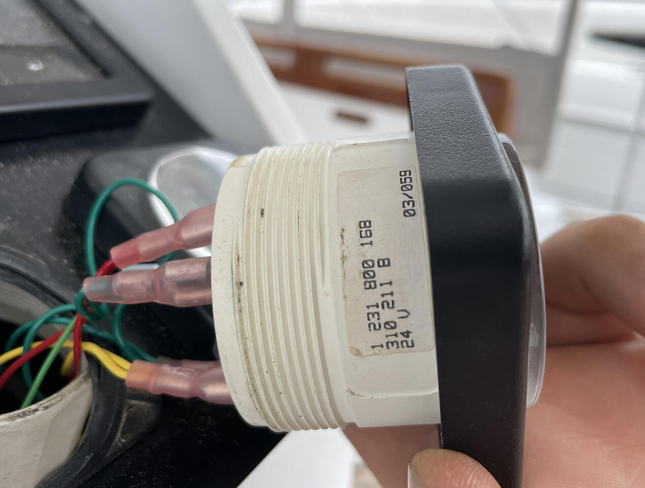 VDC Gauge troubleshoot & replacement on Little Harbor 70 New England Boatworks
